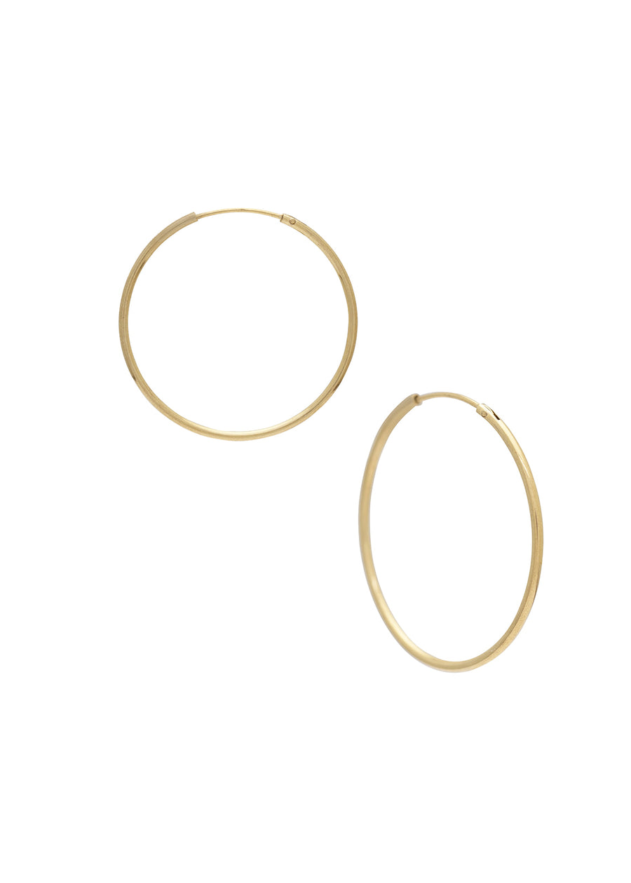 Endless Hoops 30mm Gold