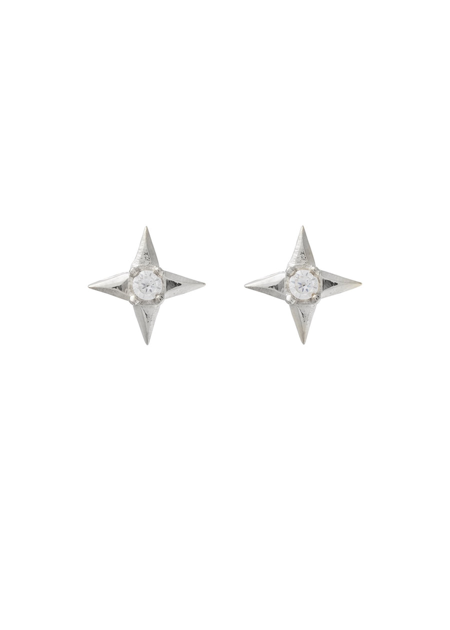 Esti Studs Rhodium