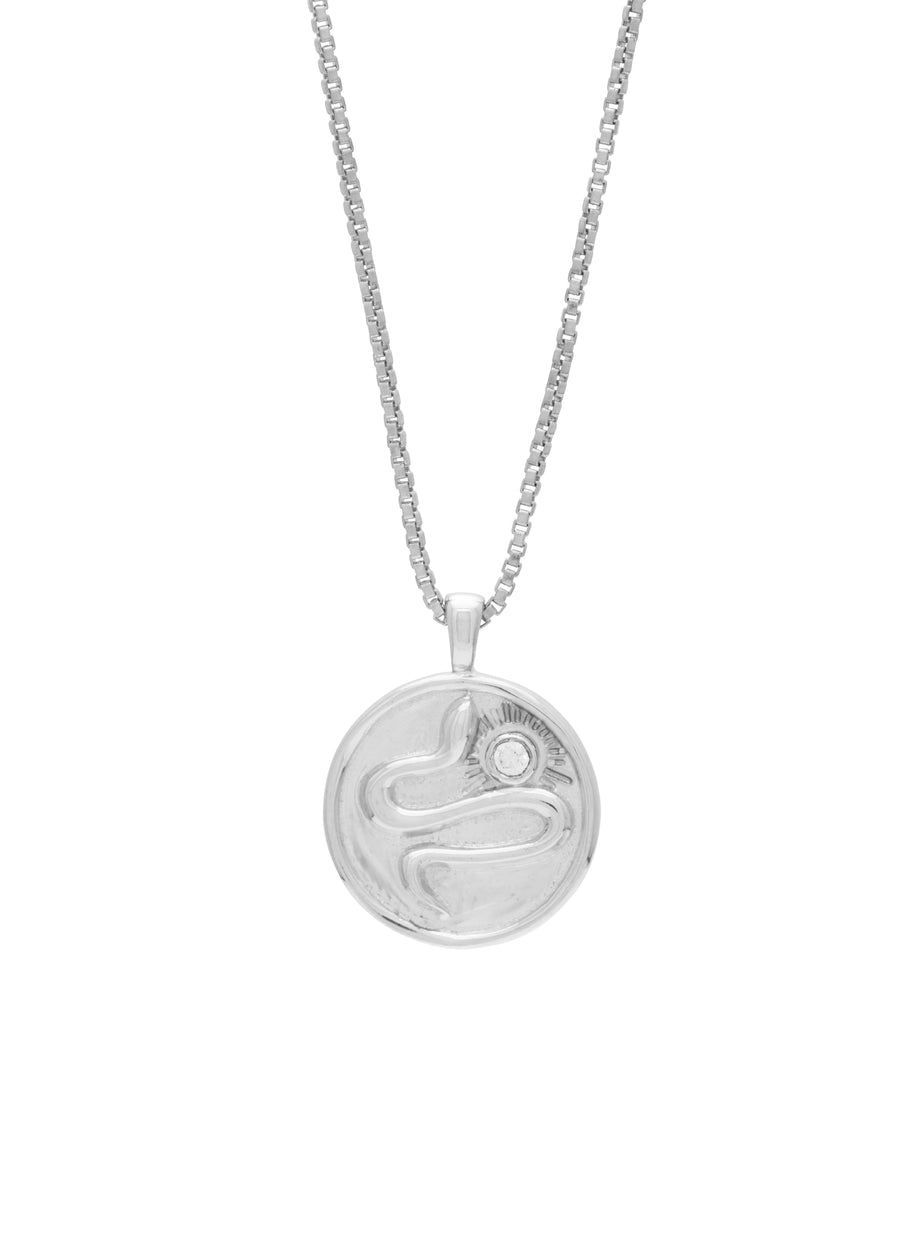 Lumi Necklace Rhodium